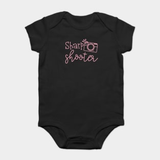 Sharp Shooter Camera Photography Baby Bodysuit